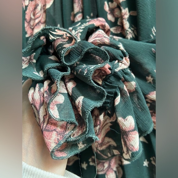 Free People Feeling Groovy Floral Maxi Dress Sz XS - Picture 6 of 15